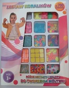 Zestaw koralików do biżuterii (700 elementów)