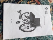 Wózek inwalidzki lekki waga 9 kg.