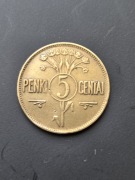 Litwa 5 centów 1925 rok 