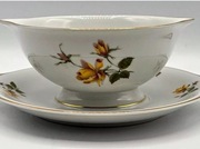 Sosjerka XL duża -porcelana biała Rosenthal Aida Rose 1961 r.