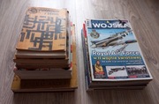Zestaw książek oraz czasopism/gazetek historycznych 