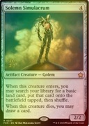 Solemn Simulacrum PRERELEASE FOIL