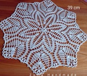 serwetka do koszyczka biała 39 cm