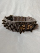 Szeroka obroża dla psa z kolcami L XL  48 – 58 cm