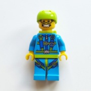 Lego Minifigurka 71001 col10-6 col150 Skydiver/Spadochroniarz