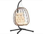 Fotel Wiszący Ogrodowy Bujany Kokon POWYSTAWOWY BRAK ŚLADÓW UŻYTKOWANIA