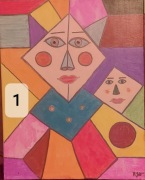 Obrazy KUBIZM akrylowe nowe różne rozmiary ręcznie malowane