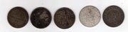 Niemcy 5x 1 silber groschen 