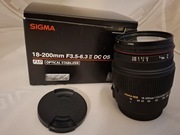 Obiektyw Sigma Canon EF-S 18-200mm F3.5-4.5 II DC OS