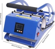 Prasa termotransferowa 6 w 1 - druk sublimacyjny na kubki do kawy