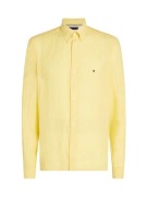 TOMMY HILFIGER Pigment Dyed Linen Shirt Regular 100% len koszula lniana M