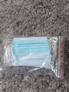 Maseczki jednorazowe 3warstwy wkloniny 25 szt. 