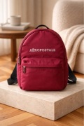 HIT! Aéropostale USA Vintage Plecak Bordowy Burgundy Retro Torebka Backpack