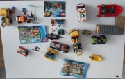 Okazja Klocki LEGO zestaw autek minifigurki
