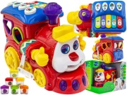 HOLA INTERAKTYWNA LOKOMOTYWA klocki dźwięki