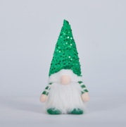 Swiateczny krasnal pluszowy świecący led tom 30 cm