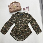 Luźna bluzka w kwiaty French Connection rozm. S/36, elegancka, jak nowa