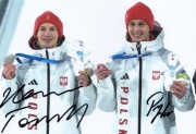 Kacper Tomasiak Paweł Wąsek oryginalne autografy! skoki duże zdjęcie 15x21