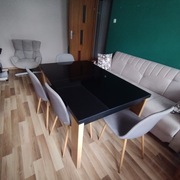 Elegancki duży stół - 140x90 cm