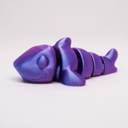 Flexi Rekin - Breloczek do kluczy - Druk 3D