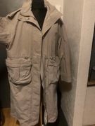 ZARA płaszcz długa parka wdzianko narzutka oversize kaptur duża