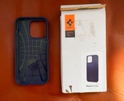 Etui Spigen Liquid Air iPhone 15 Pro Navy Blue Case jak nowe