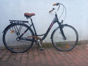 Rower Romet art deco 28" 3 biegi dynamo w piaście super światła jak nowy