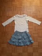 Zestaw: Spódniczka + Bluzka, rozm. 116, MARKOWE