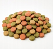 Zestaw pokarmu dla ryb akwariowych Mix tabletek 1KG Spirulina