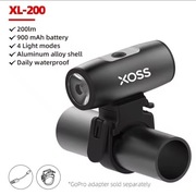 Światło rowerowe Reflektor XOSS XL-200Lm 900mAh 4 tryby Mega Jakość