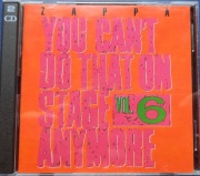 FRANK ZAPPA - You Can't Do That On Stage Anymore, Vol.6