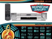 Wysokiej klasy magnetowid VCR TOSHIBA 6-głowicowy PRO DRUM NTSC jog 