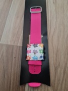 Nowy zegarek komplet STAMPS z tarczą Summer Field i paskiem Hot Pink