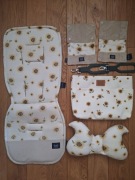 Zestaw do wózka La Millou Sunlover wkładka organizer angel wings lato