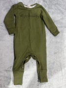 Pajacyk dziecięcy dla chłopca zielony I Love Milk 74/80 #polishboy