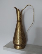 Wazon dzbanek mosiężny indyjski z uchem
