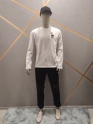 Longsleeve męski KARL LAGERFELD biały rozmiar M