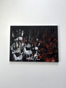 Obraz PEOPLE handmade płótno alternative vintage