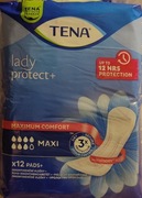 TENA Lady Protect+ Maxi, specjalistyczne podpaski, 12 szt.