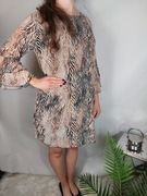 Sukienka plus size camel 
