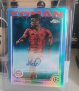 Kingsley Coman AUTO /150 Topps Chrome 2024/25 Bayern – Autograf