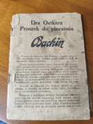 TYLKO PRAWDZIWE Z OETKER DRA OETKERA PROSZEK DO PIECZENIA BACKIN przepisy