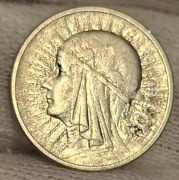 Moneta 2 zł  Polonia -Głowa Kobiety,Jadwiga Babka z 1933r ładna