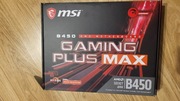 Płyta główna MSI B450 GAMING PLUS MAX, RYZEN 3 1200. 