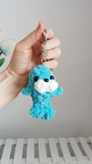Foka na szydełku, brelok, zawieszka handmade 