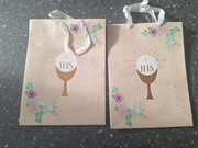 2szt torby prezentowe komunijne duże 