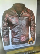 Kurtka męska skórzana BURGUNT - NOWA ! rozmiar : XL