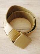 Pasek nylonowy khaki do spodni 120cm nowy