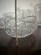 Zardiniera misa krysztal PRL dl.25cm