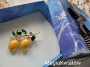 Broszka cytrynka podwójna 